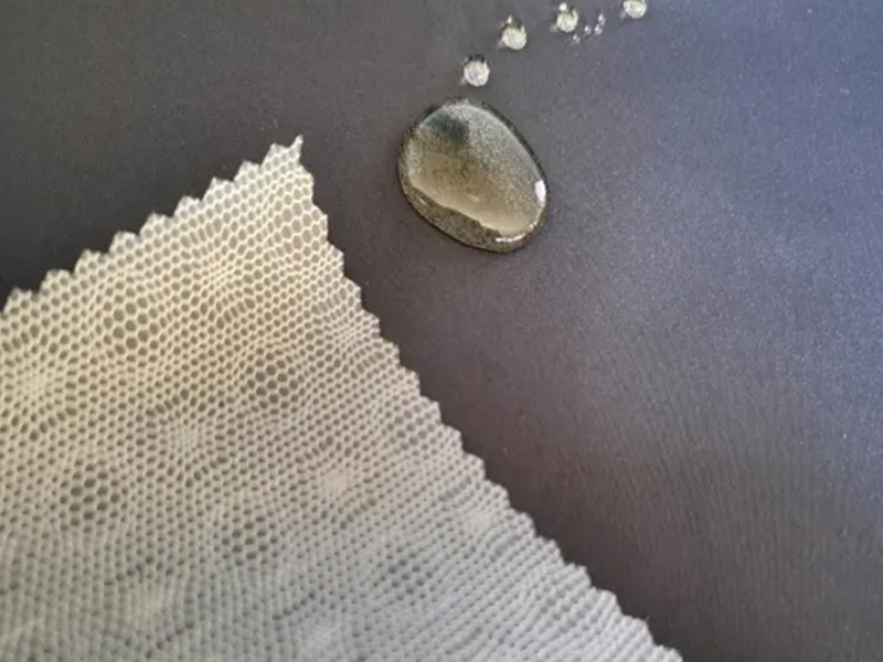 Tejido de sarga de poliéster impermeable con TPU impreso adherido