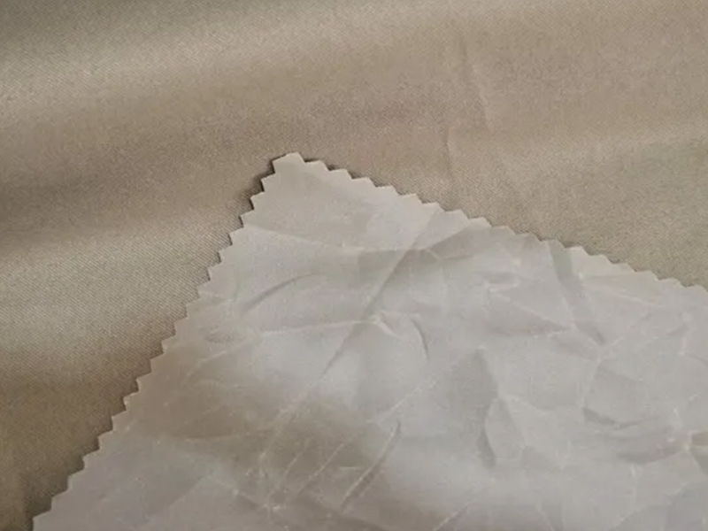 Tejido 100% poliéster sarga Pongee con revestimiento de PVC